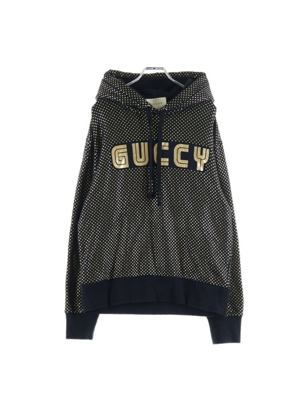 Gucci Logo Hoodie Pullover Black